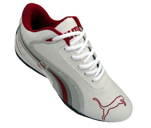 Puma Dri Branco e Vermelho