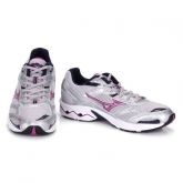 Tênis Mizuno Wave Vitality Prata e Roxo