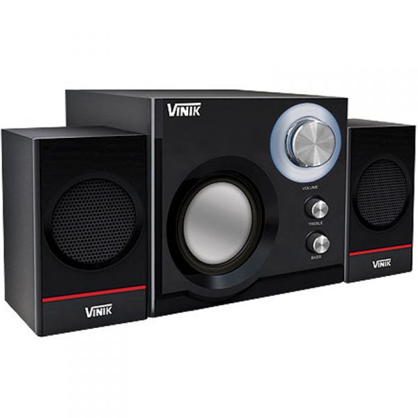 CAIXA DE SOM 2.1 25W RMS SUBWOOFER BIVOLT VS-211 VINIK
